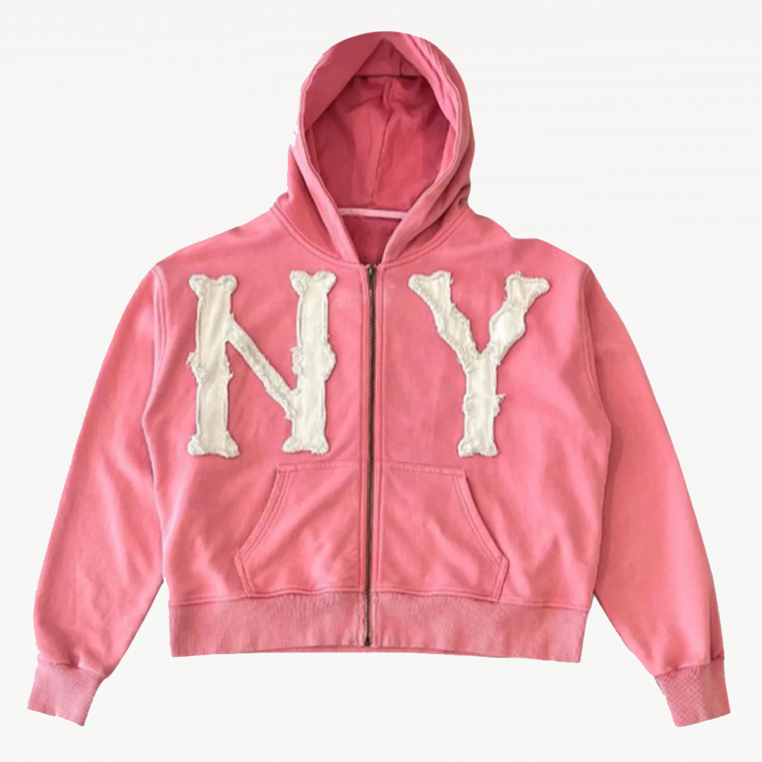 New York Zip Up Hoodie
