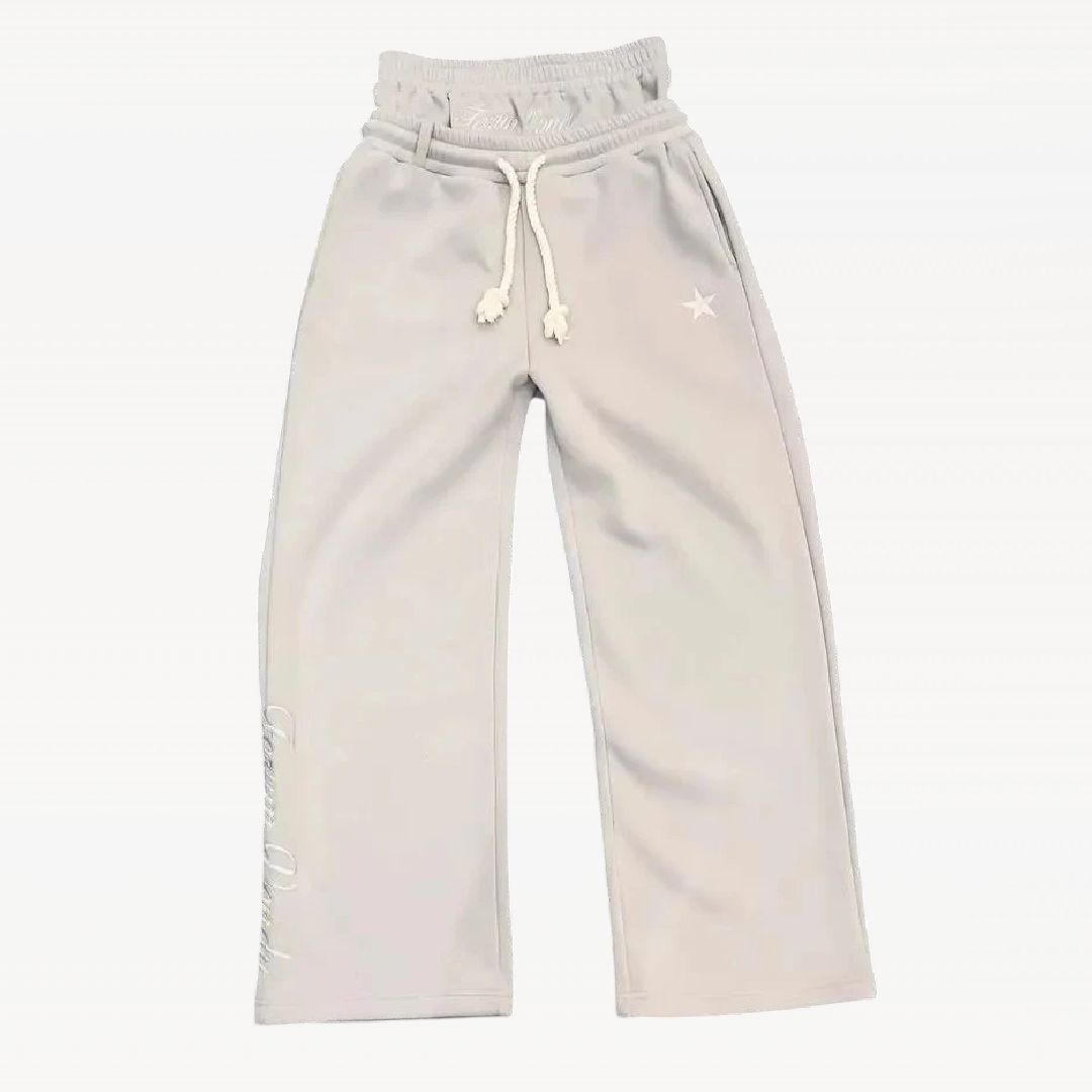 Double Waist Star Sweatpants