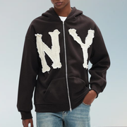 New York Zip Up Hoodie