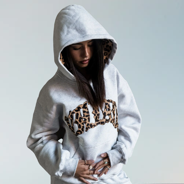 Leopard Patch Hoodie