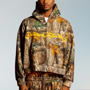 Camouflage Zip Up Hoodie