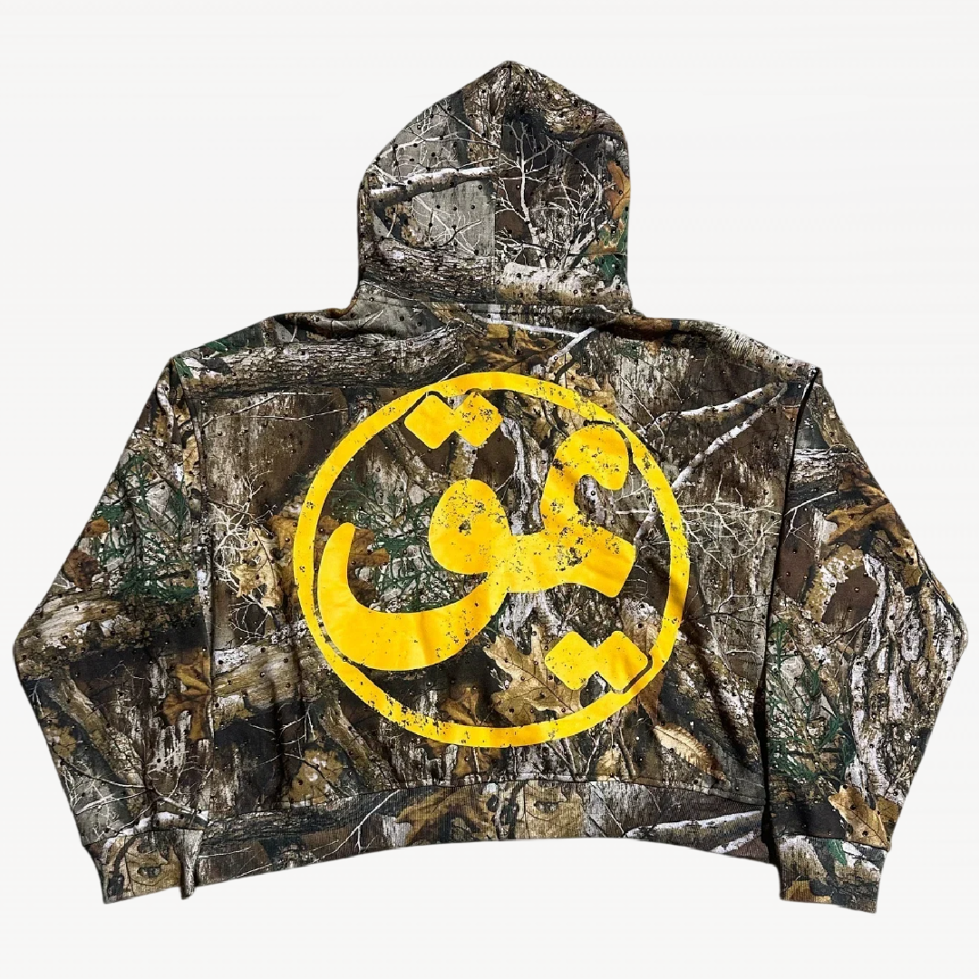 Camouflage Zip Up Hoodie