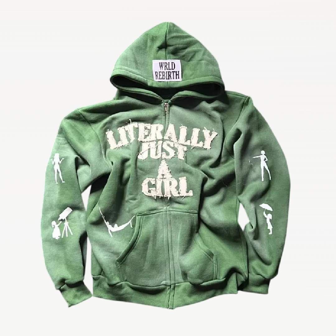 Girl Zip Up Hoodie