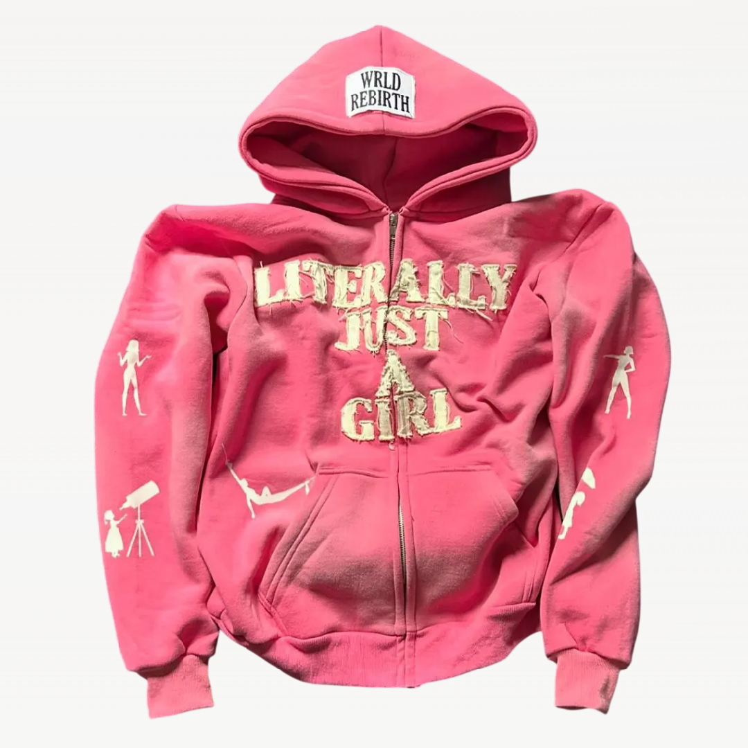 Girl Zip Up Hoodie