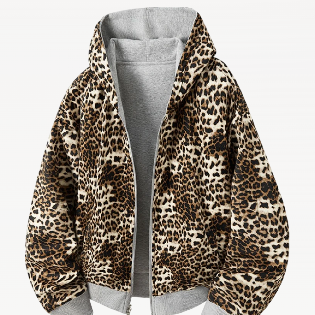 Wild Double Sided Zip Up Hoodie