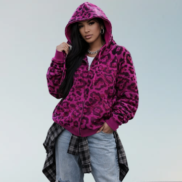 Wild Kisses Zip Up Hoodie