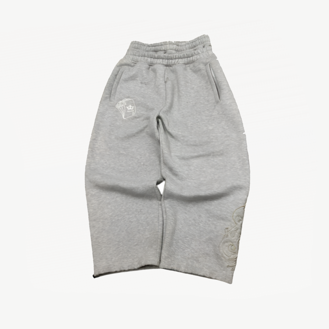 Poker Double Waist Sweatpants
