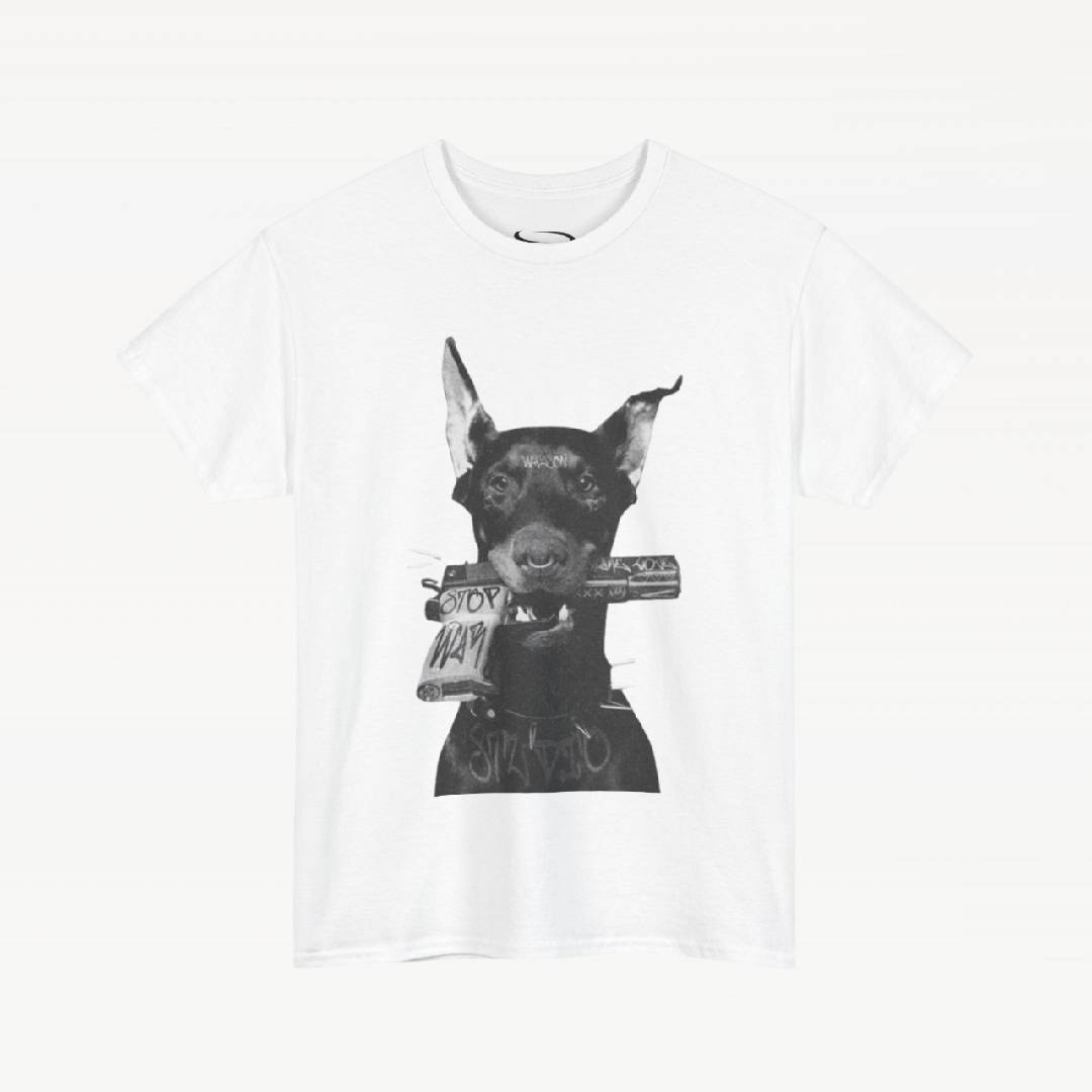 DORRES© Dobermann with a Gun Tee